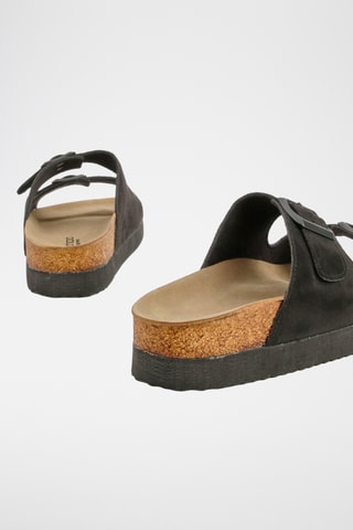 Mules plateformes - Noir