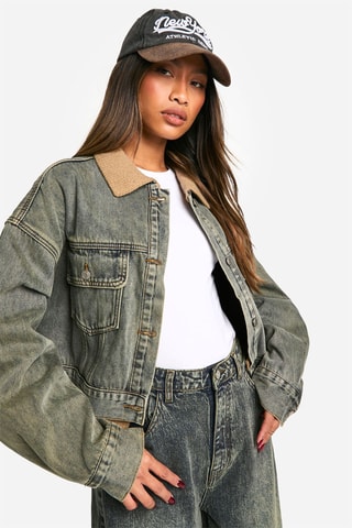 Veste en jean - Noir
