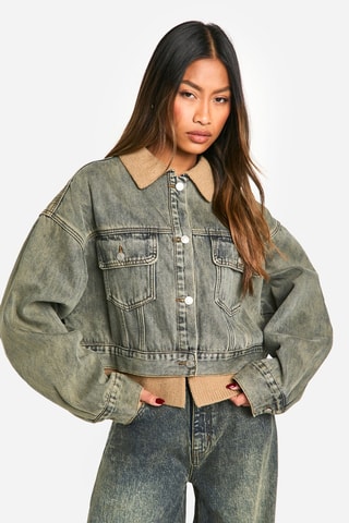 Veste en jean - Noir
