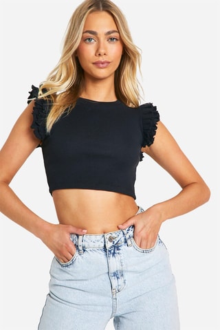 Crop top - Noir