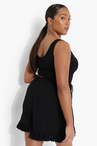 Short taille haute - Noir