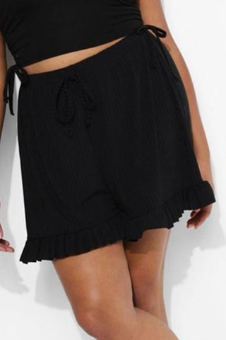 Short taille haute - Noir