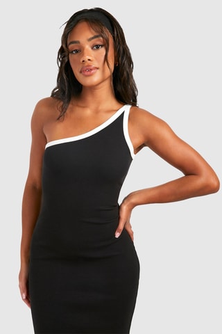Robe asymétrique - Noir