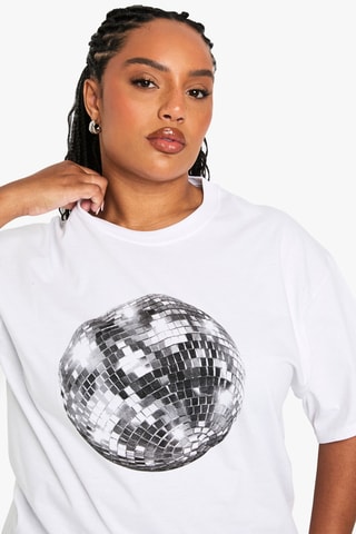 T-shirt oversize - Blanc