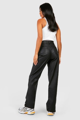 Pantalon taille haute - Noir