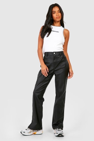 Pantalon taille haute - Noir
