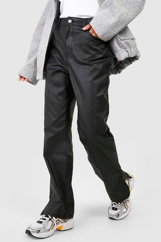Pantalon taille haute - Noir