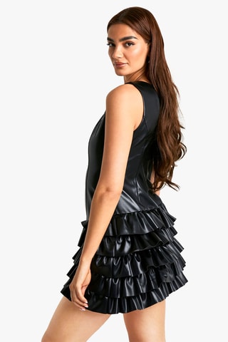 Robe volantée - Noir
