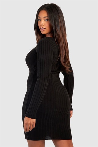 Robe fourreau - Noir