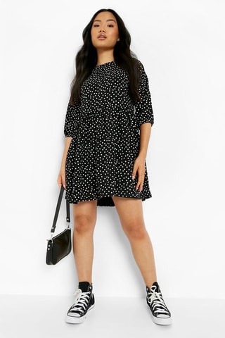 Robe patineuse - Noir et blanc