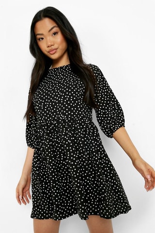 Robe patineuse - Noir et blanc