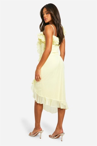 Robe fourreau - Vert citron