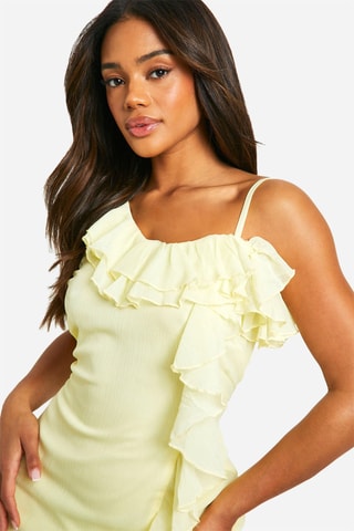 Robe fourreau - Vert citron