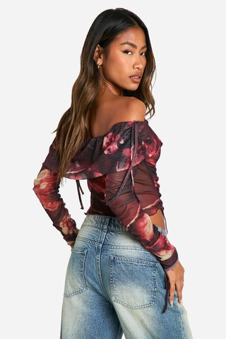 Top - Anthracite et fuchsia