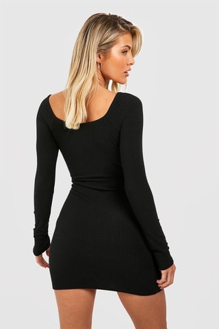 Vestido de tubo - Negro