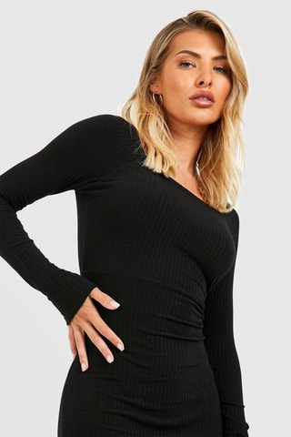 Vestido de tubo - Negro
