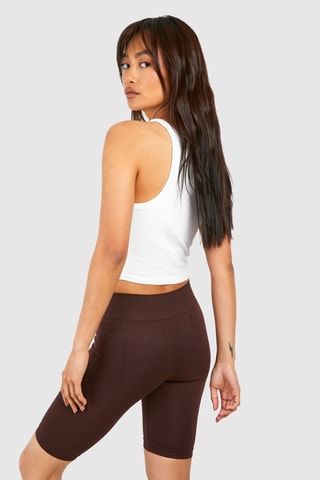 Cycliste taille haute - Marron foncé
