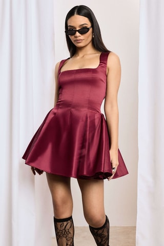 Robe patineuse - Bordeaux
