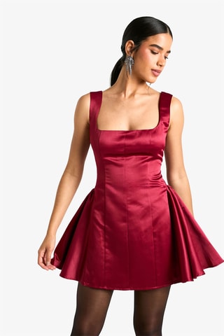 Robe patineuse - Bordeaux
