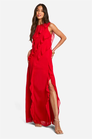 Robe longue - Rouge
