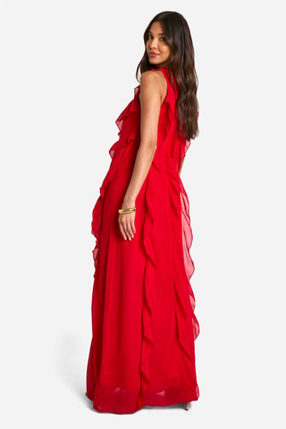 Robe longue - Rouge