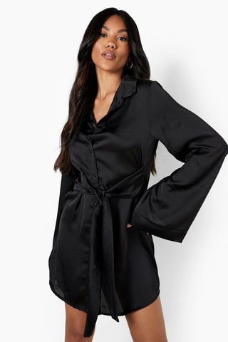 Robe chemise - Noir