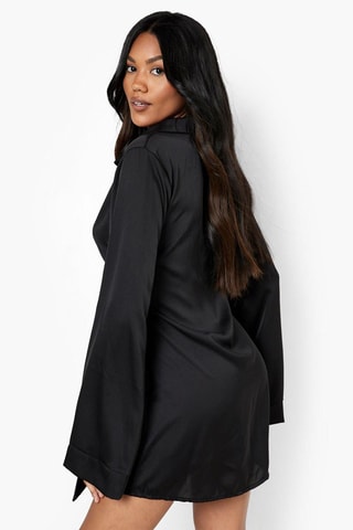 Robe chemise - Noir