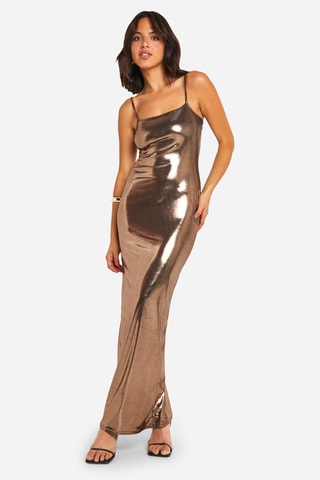 Robe longue - Doré