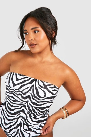 Maillot 1 pièce bustier - Noir