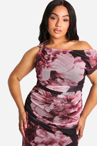 Robe midi - Rose poudré