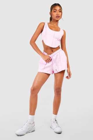 Crop top et Short - Rose