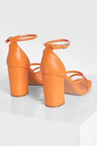 Sandales à talons - Orange