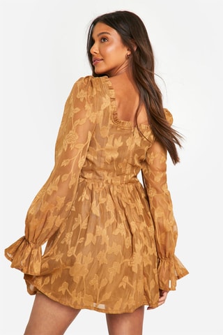 Robe patineuse - Camel