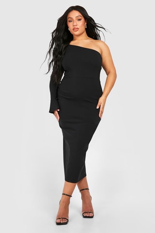 Robe asymétrique - Noir