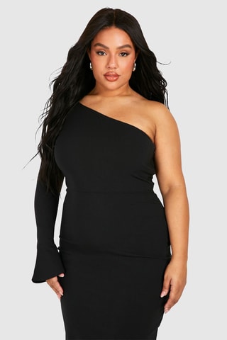 Robe asymétrique - Noir