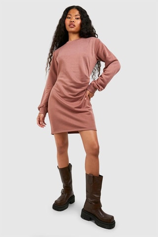 Robe-pull - Marron clair