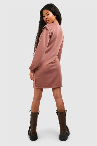Robe-pull - Marron clair
