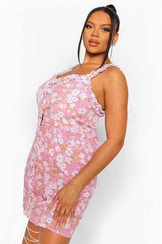 Robe chemise - Rose