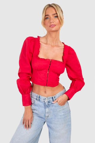 Crop top - Rouge