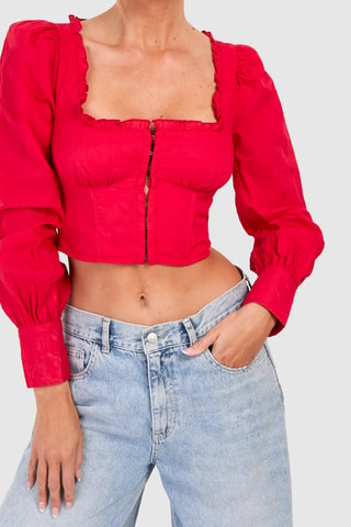 Crop top - Rouge