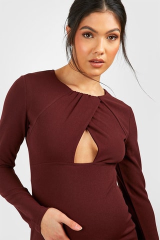 Robe de maternité - Marron