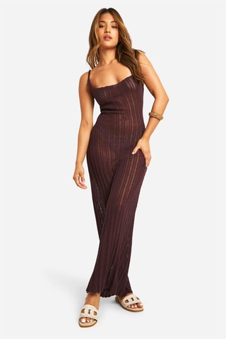 Robe longue - Marron