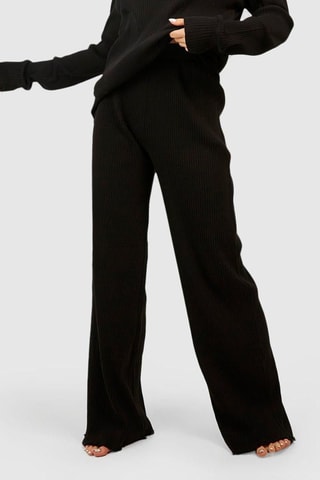 Pantalon wide legs - Noir