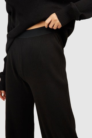 Pantalon wide legs - Noir