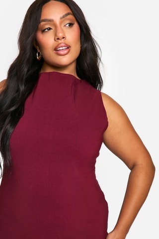 Robe droite - Bordeaux