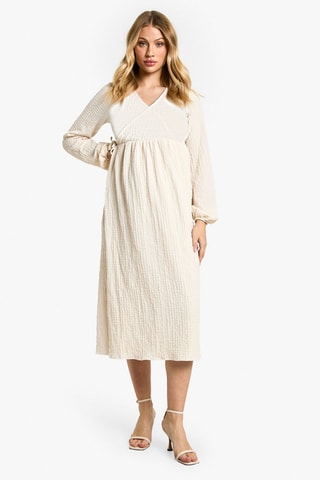 Robe de maternité - Beige