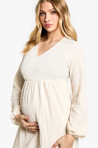 Robe de maternité - Beige