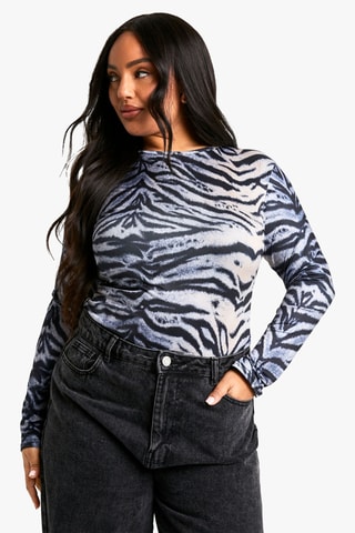 Top - Gris et noir
