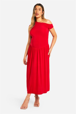 Robe de maternité - Rouge
