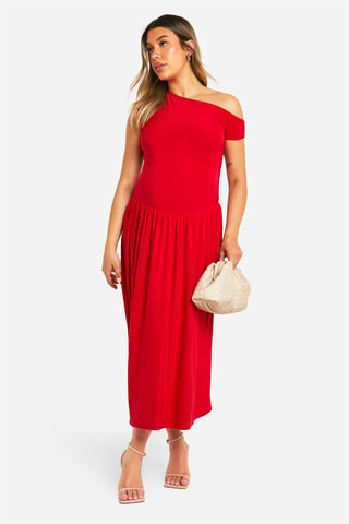 Robe de maternité - Rouge